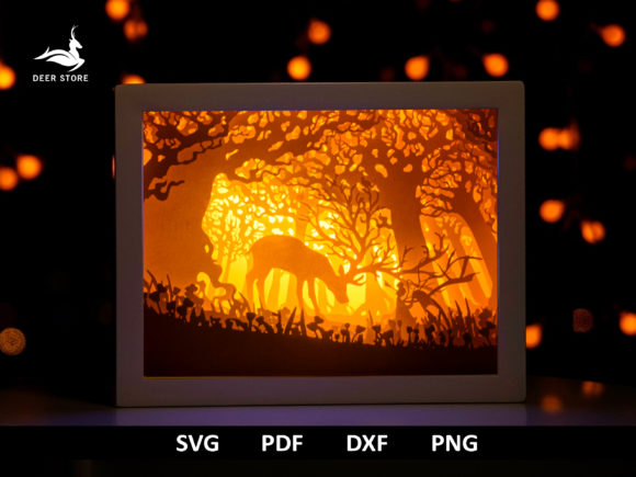 3D Shadow Box Papercut Lightbox Template Review