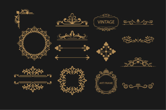 Doodle Hand Drawing Leaves and Flourish Graphics for Editorial and Web Design