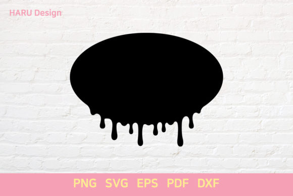 Dripping Oval: Graphics for Decorative Elements