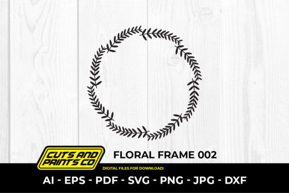 Floral Frame SVG: Circular Graphics Review