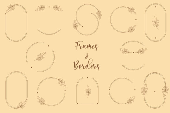 Frames Borders Ornament: Graphics & Decorative Elements