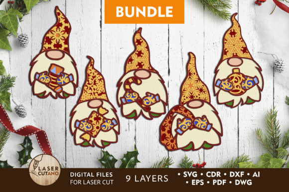 GNOMES CHRISTMAS BUNDLE SVG Cut Files Review