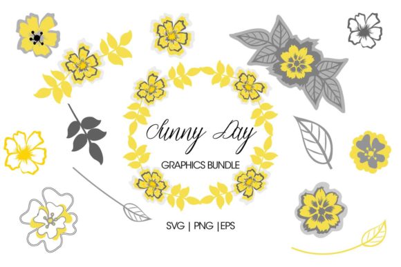 Sunny Day Vector Graphics Bundle: Decorative Elements for Marketing and Branding
