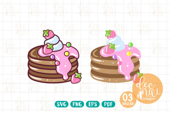 Sweet Pancake Graphics & Decorative Elements