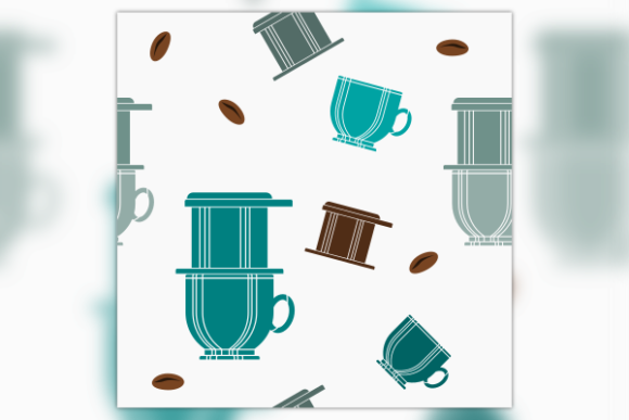 Vietnam Drip Coffee Pattern: Graphics & Branding Review