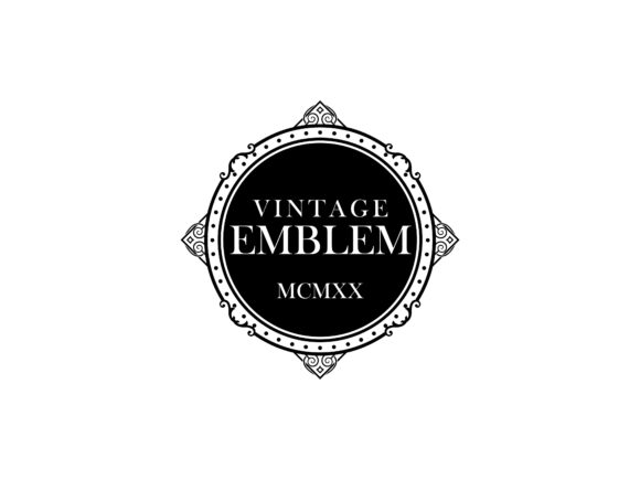 Vintage Emblem Ornament: Graphics & Logos Review